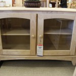 Parawood Entertainment Center with two glass doors